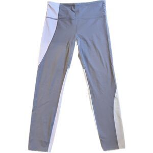 Athleta Elation Asymmetrical Cropped Leggings - Purple/Pink/White (M)